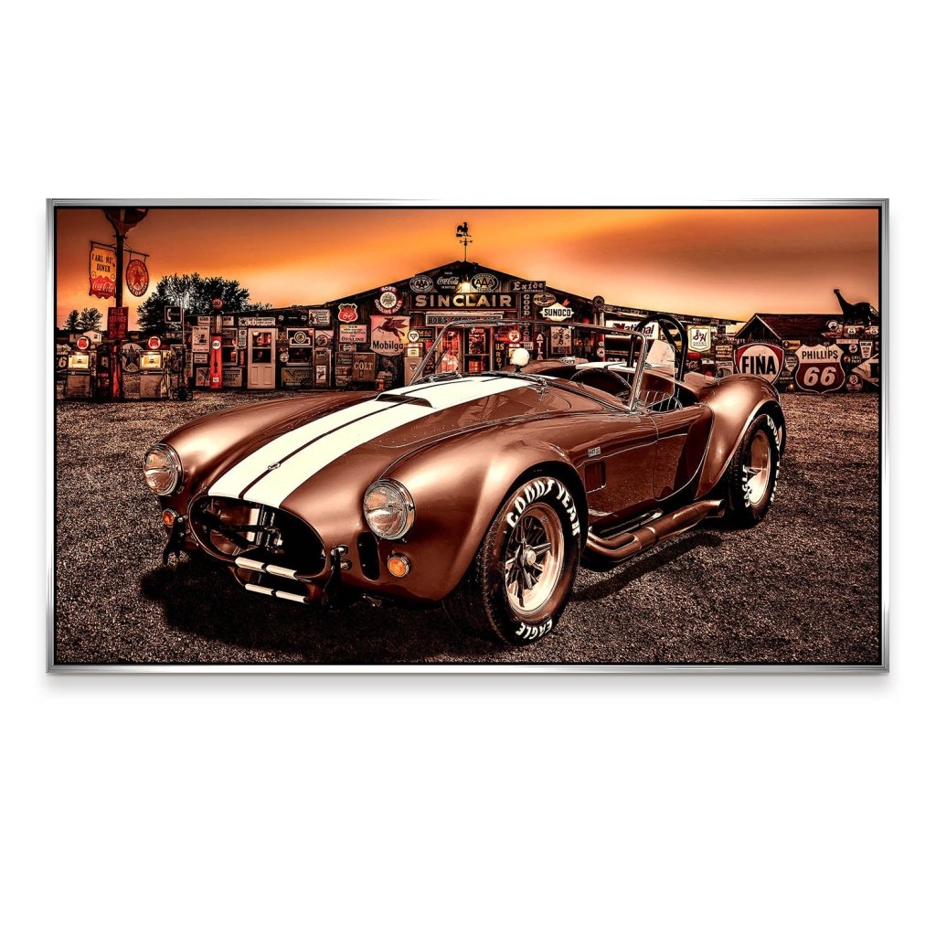 AC Cobra Abstrakt Sunset Aludibond Bild INGALERIE