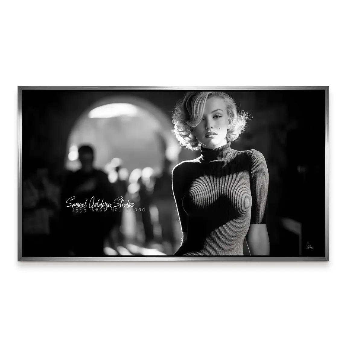 Marilyn Monroe Studio Alu Dibond Wandbild