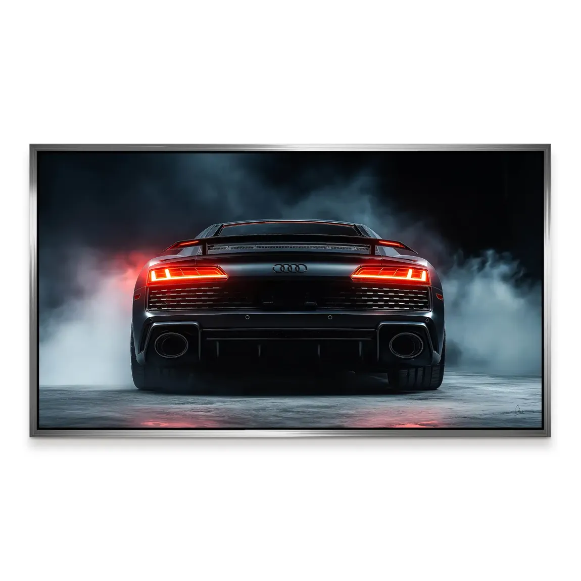 Audi R8 Dark Side Aludibond Bild