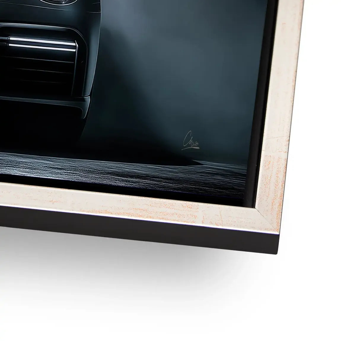 911 Silver Legend Aludibond Bild