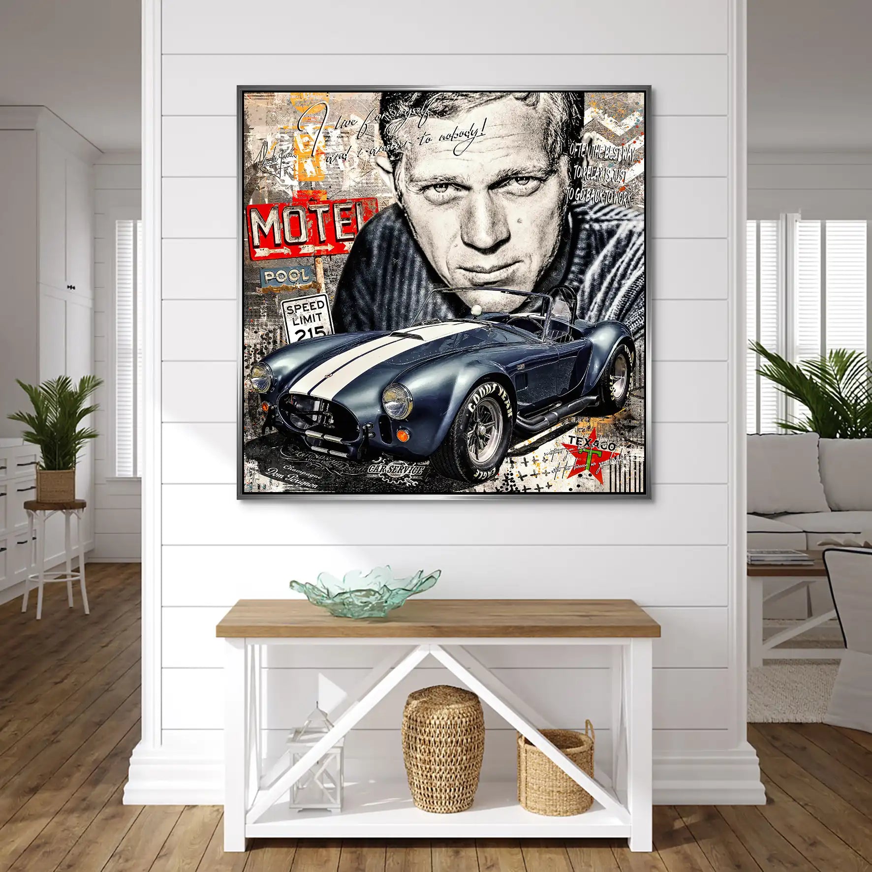 Steve AC Cobra Pop Art AluDibond Bild INGALERIE