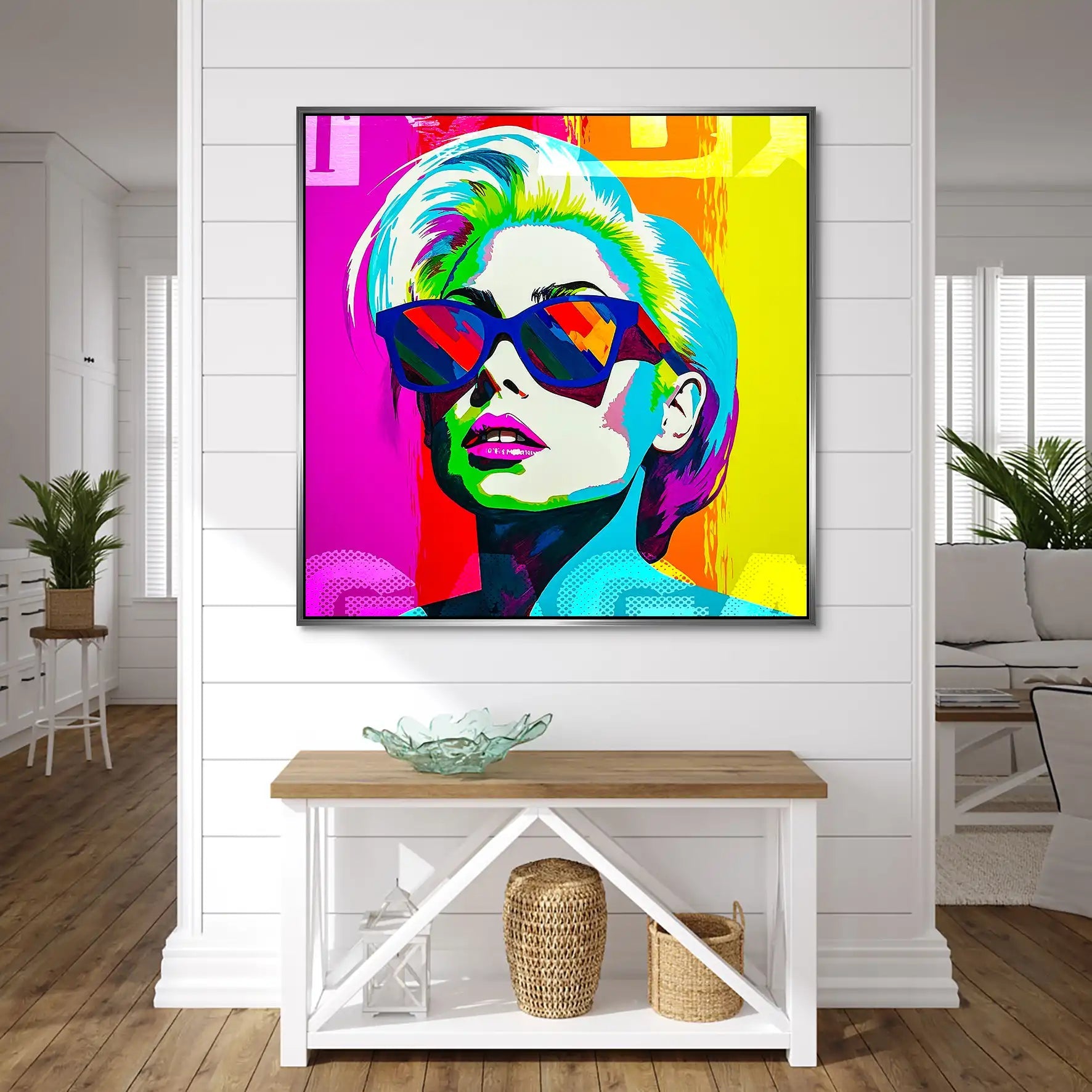 Lady G. Pop Art AluDibond Bild INGALERIE