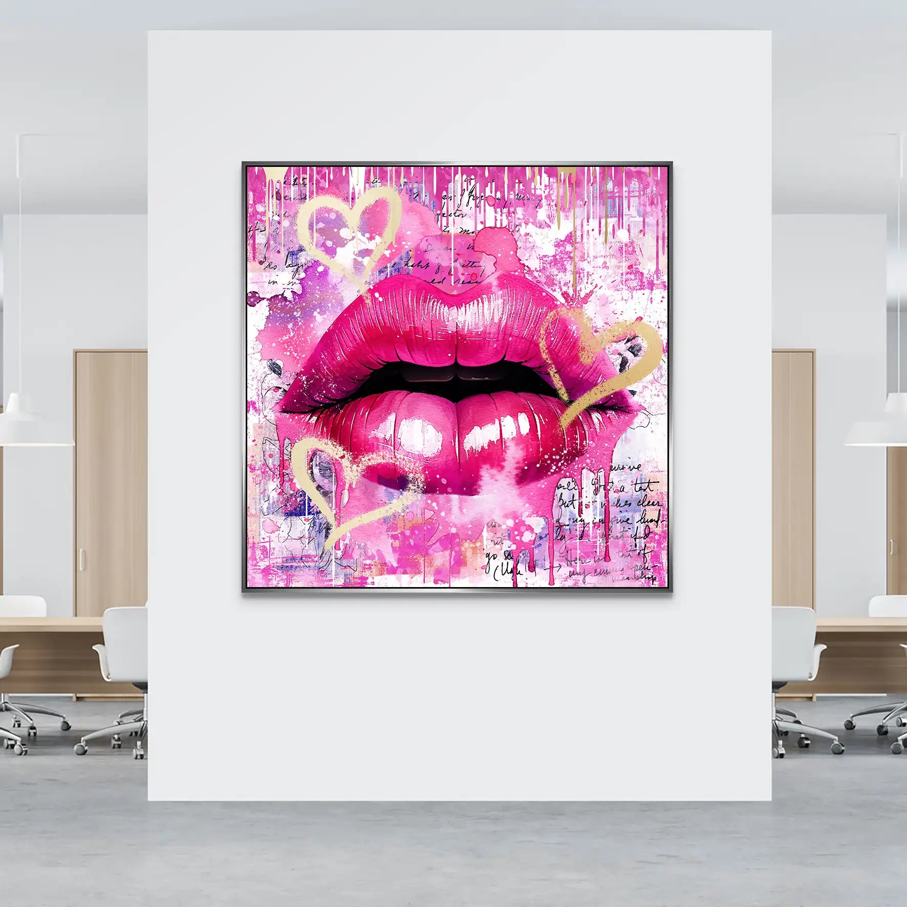 Sweet Lips AluDibond Bild INGALERIE