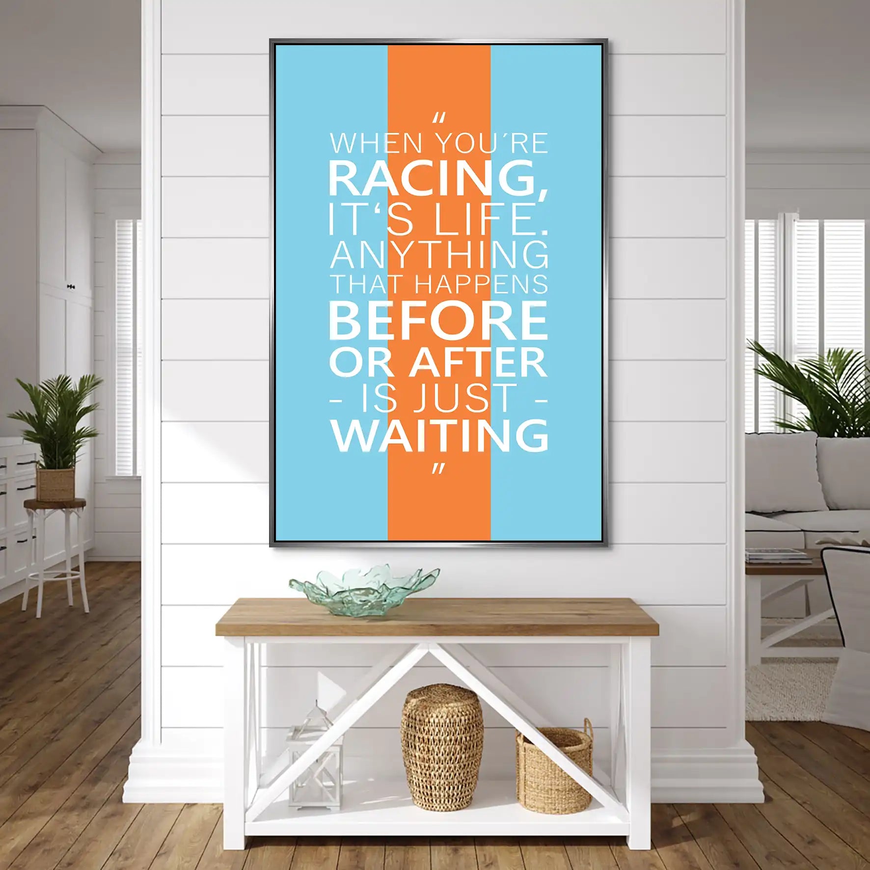 Racing Is Life AluDibond Bild INGALERIE