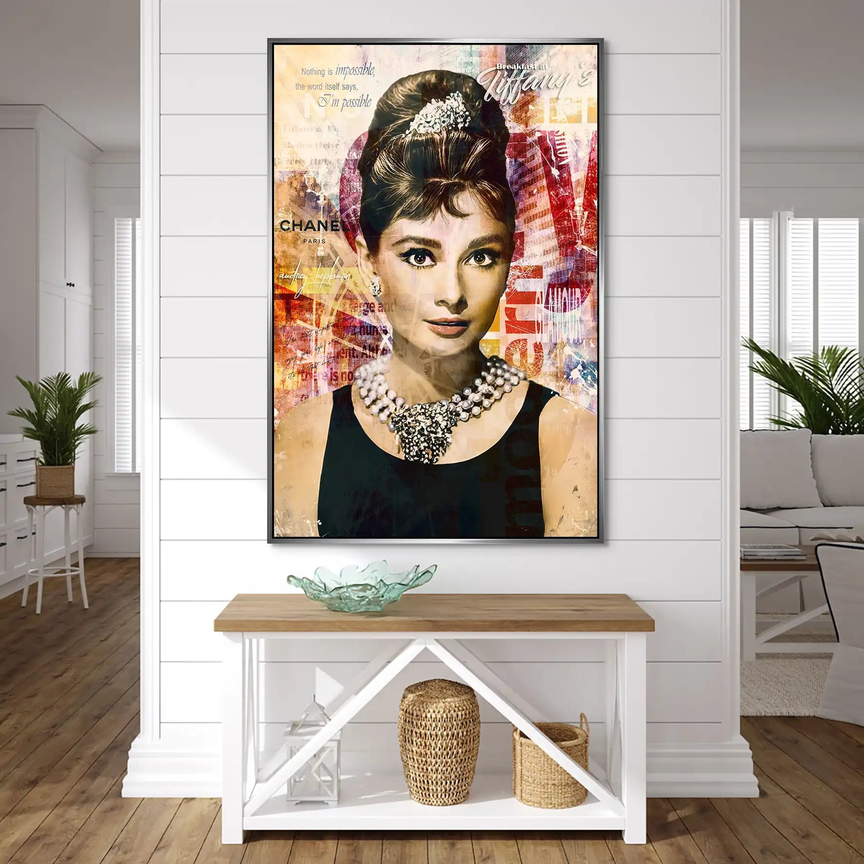 Audrey Glamour Art AluDibond Bild INGALERIE