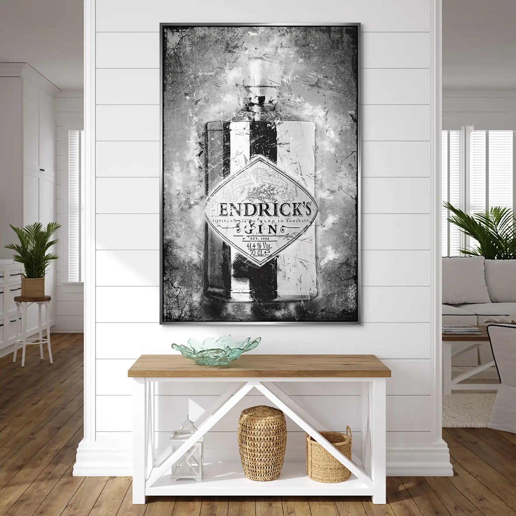 Gin Abstrakt AluDibond Bild INGALERIE