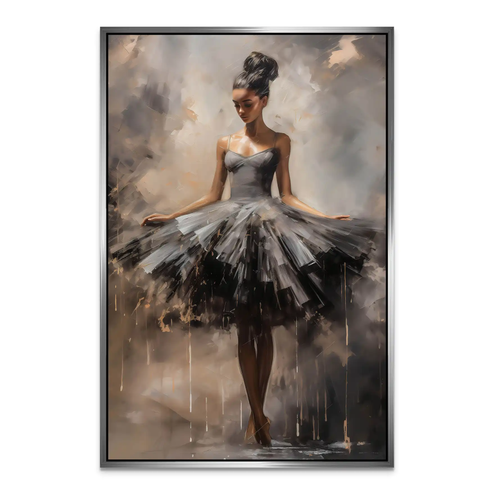 Ballerina Modern Style AluDibond Bild INGALERIE