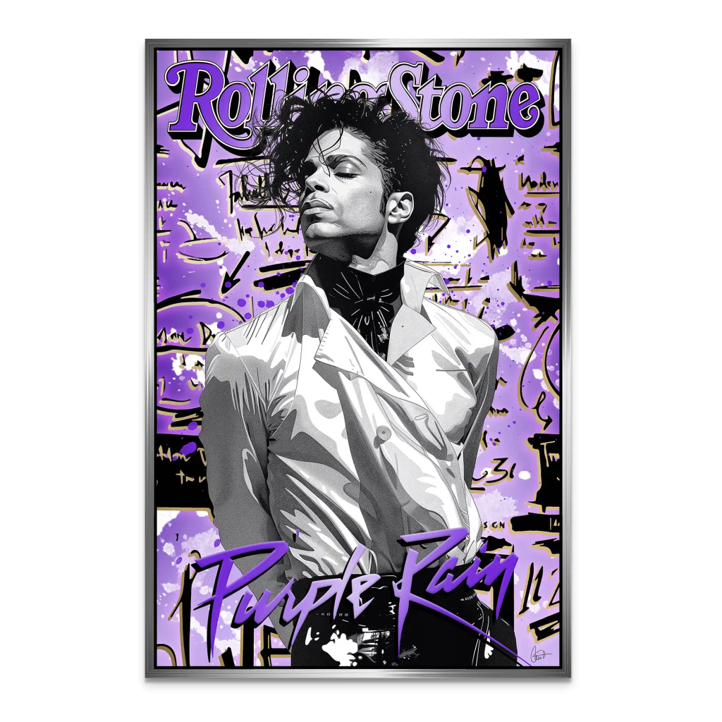 Purple Rain AluDibond Bild INGALERIE