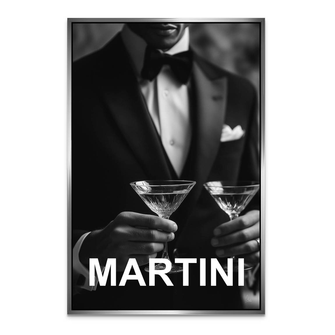 Martini Moment Alu Dibond Bild
