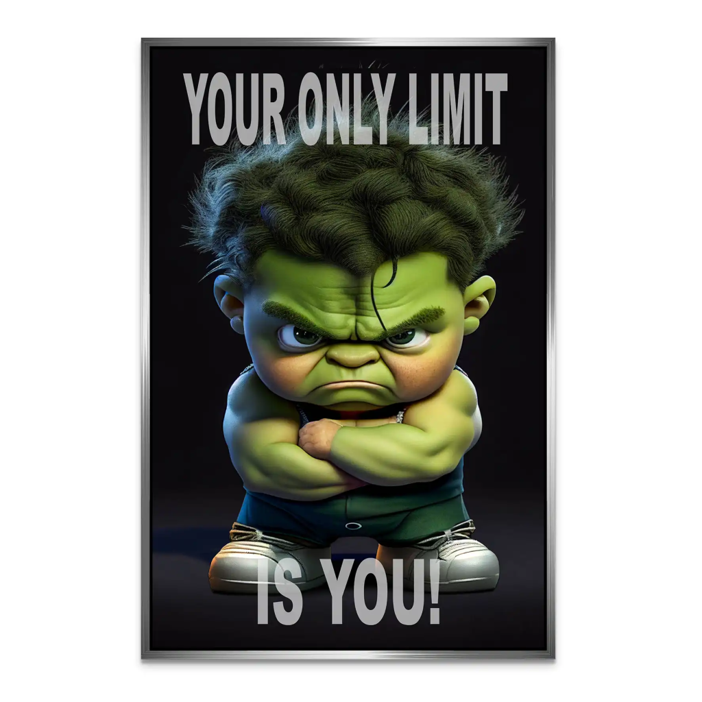 Hulk Your Limit AluDibond Bild INGALERIE