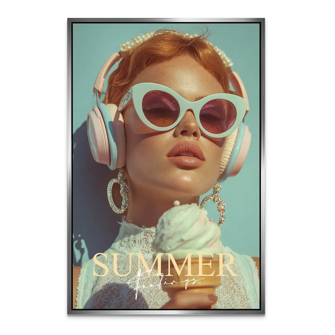 Summerfeeling Alu Dibond Bild