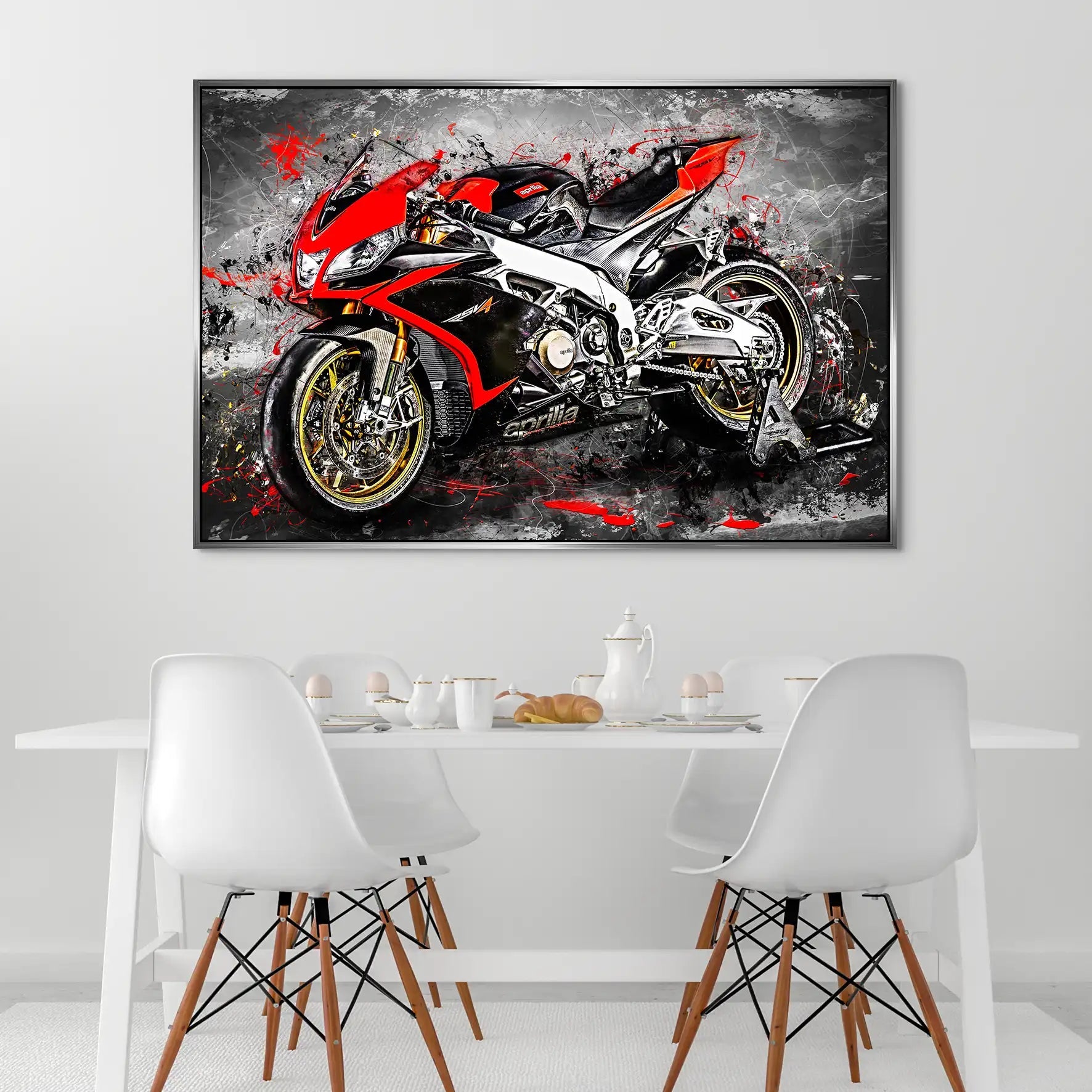 Aprilia RSV4 Abstrakt AluDibond Bild INGALERIE