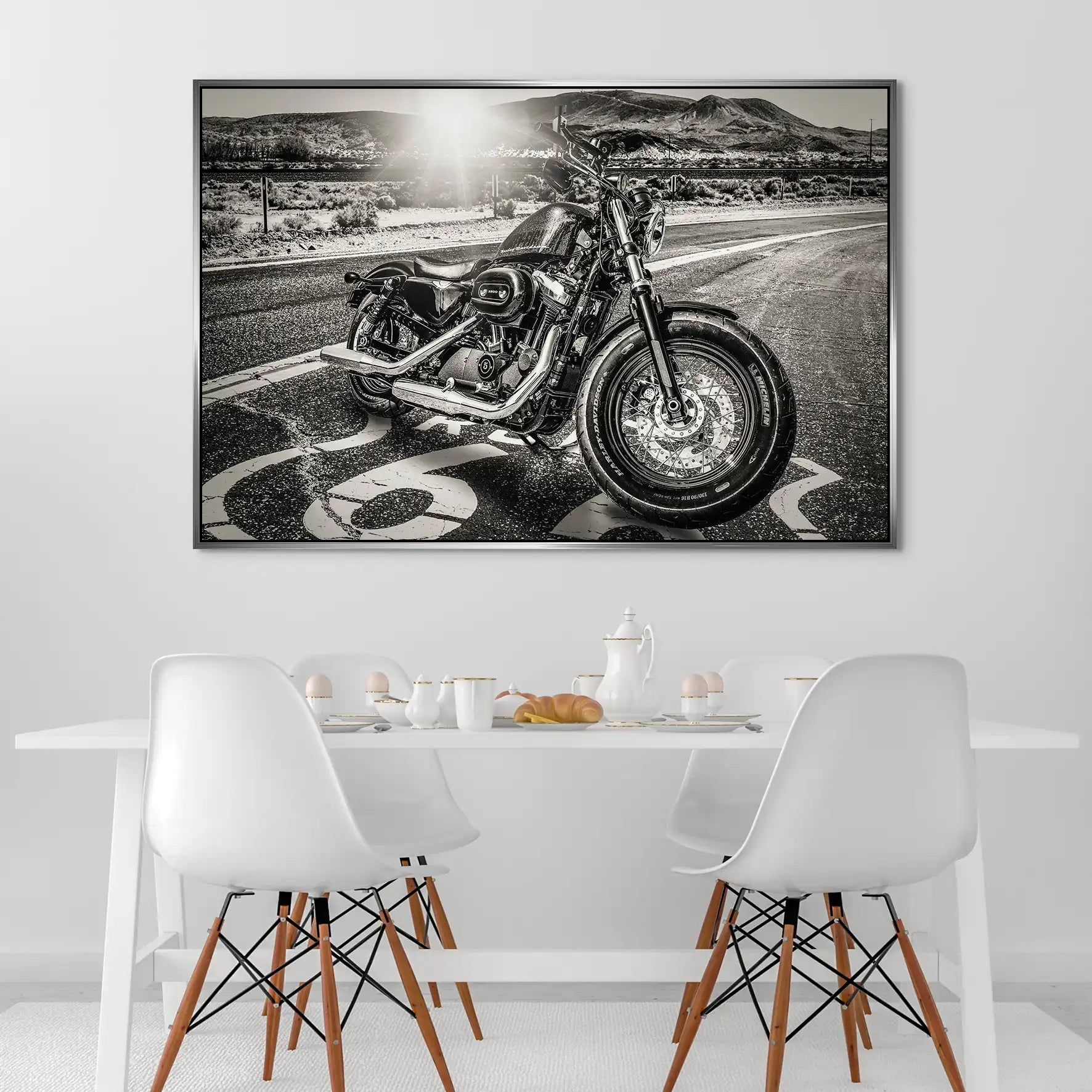 Harley Davidson AluDibond Bild INGALERIE