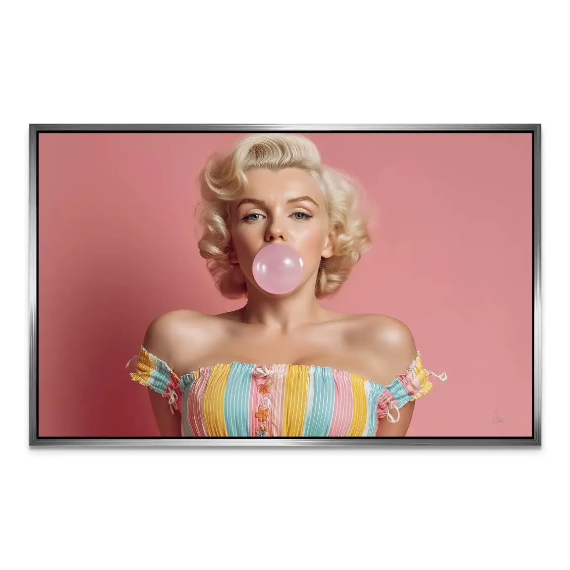 Marilyn Monroe Candy Pop AluDibond Bild
