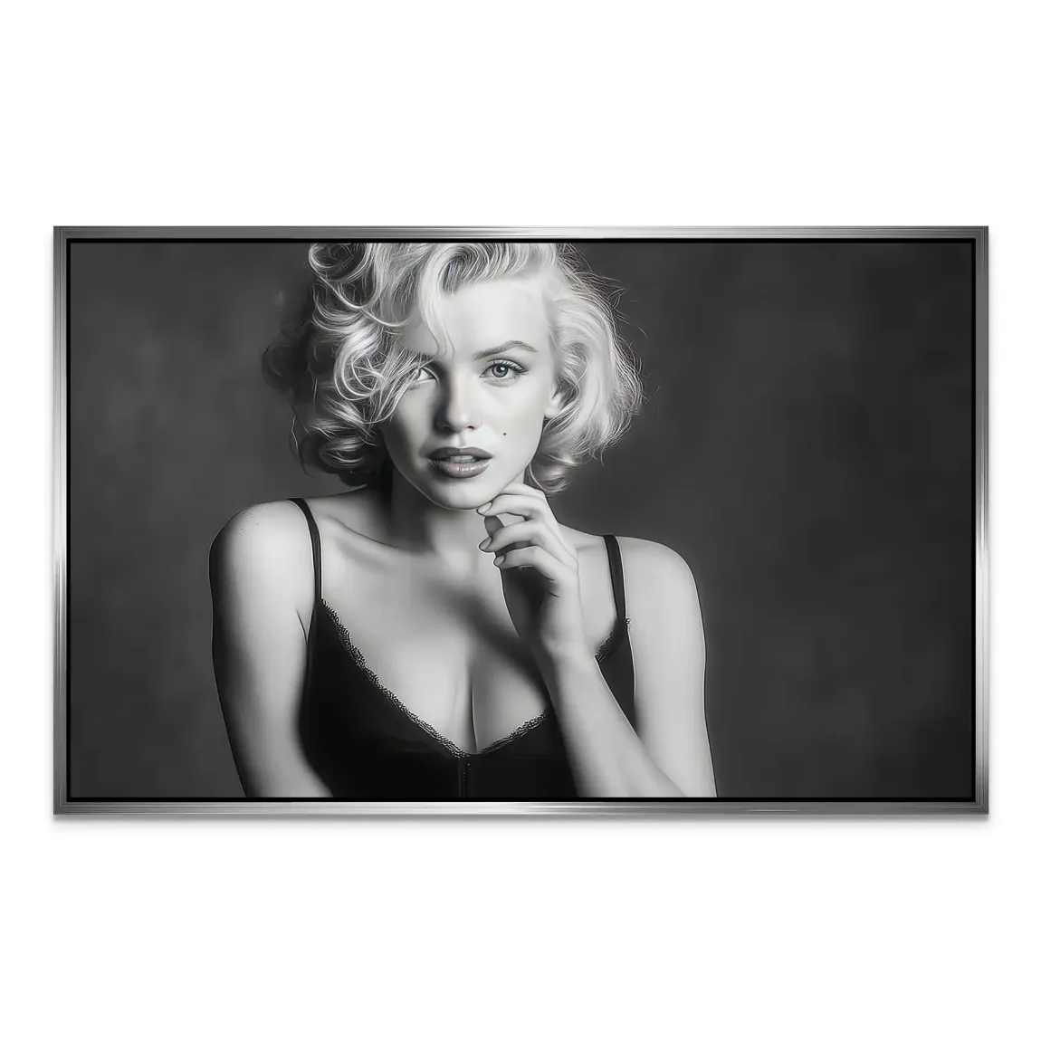 Marilyn Monroe Silent Erotik Alu Dibond Bild INGALERIE