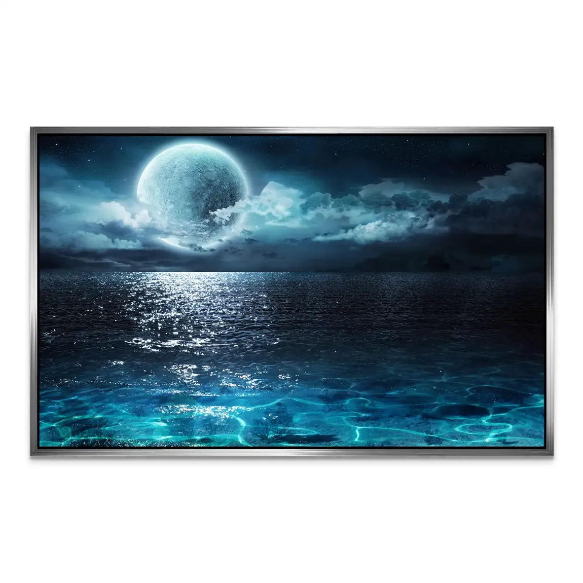 Moonlight Ocean Dream AluDibond Bild