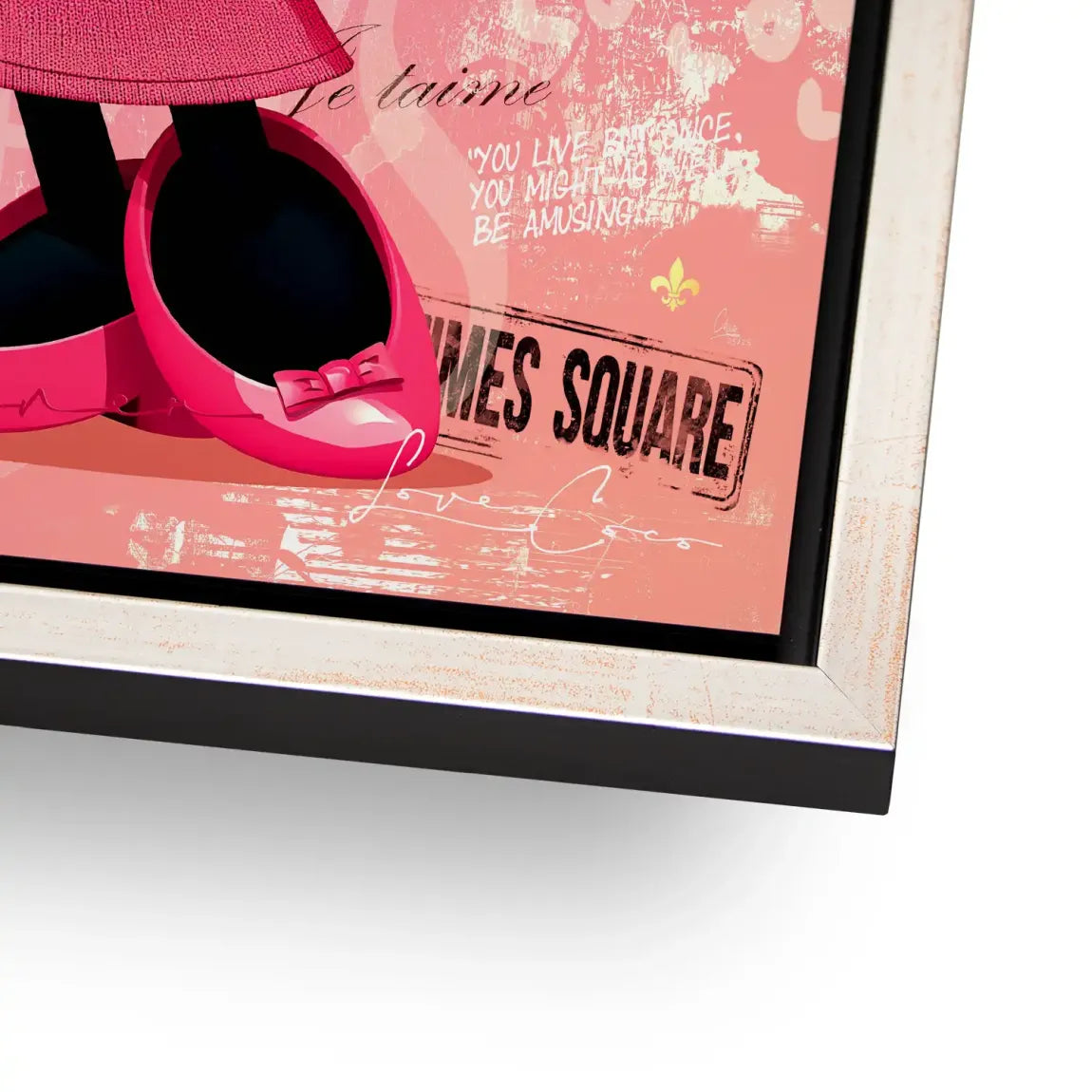 Minnie Maus Love Coco Alu Dibond Wandbild