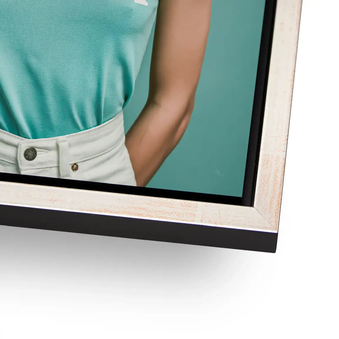 Audrey Bubble Tiffany Alu Dibond Wandbild