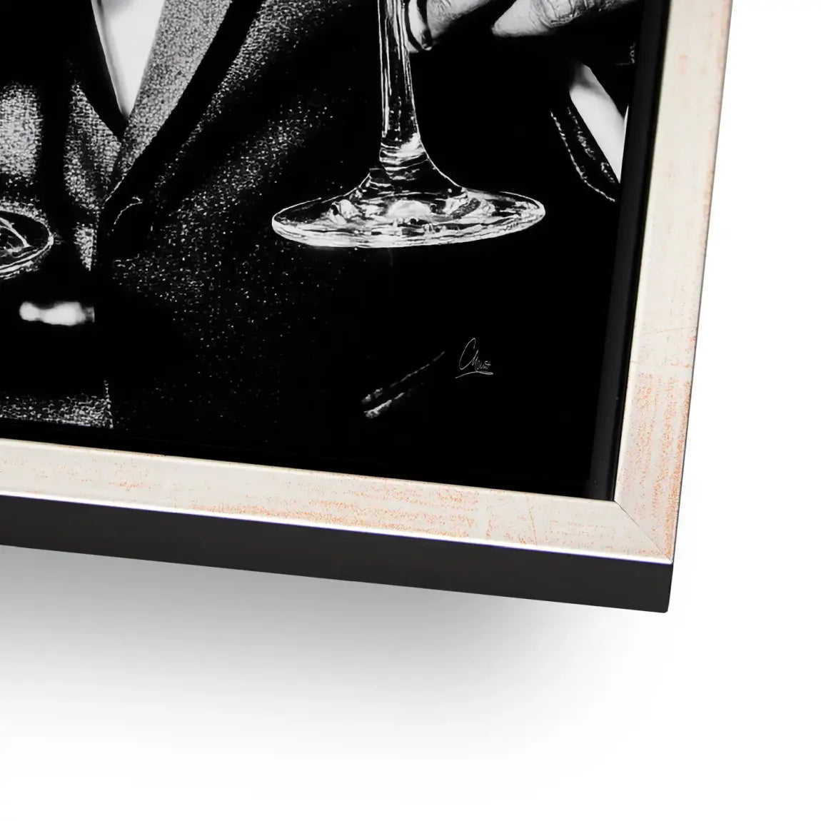 Gentleman Style Alu Dibond Bild