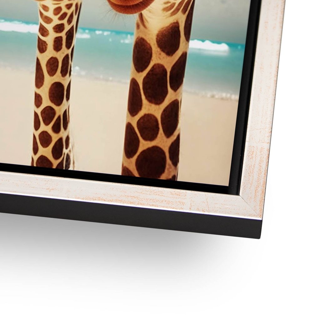 Giraffe Sunshine AluDibond Bild INGALERIE