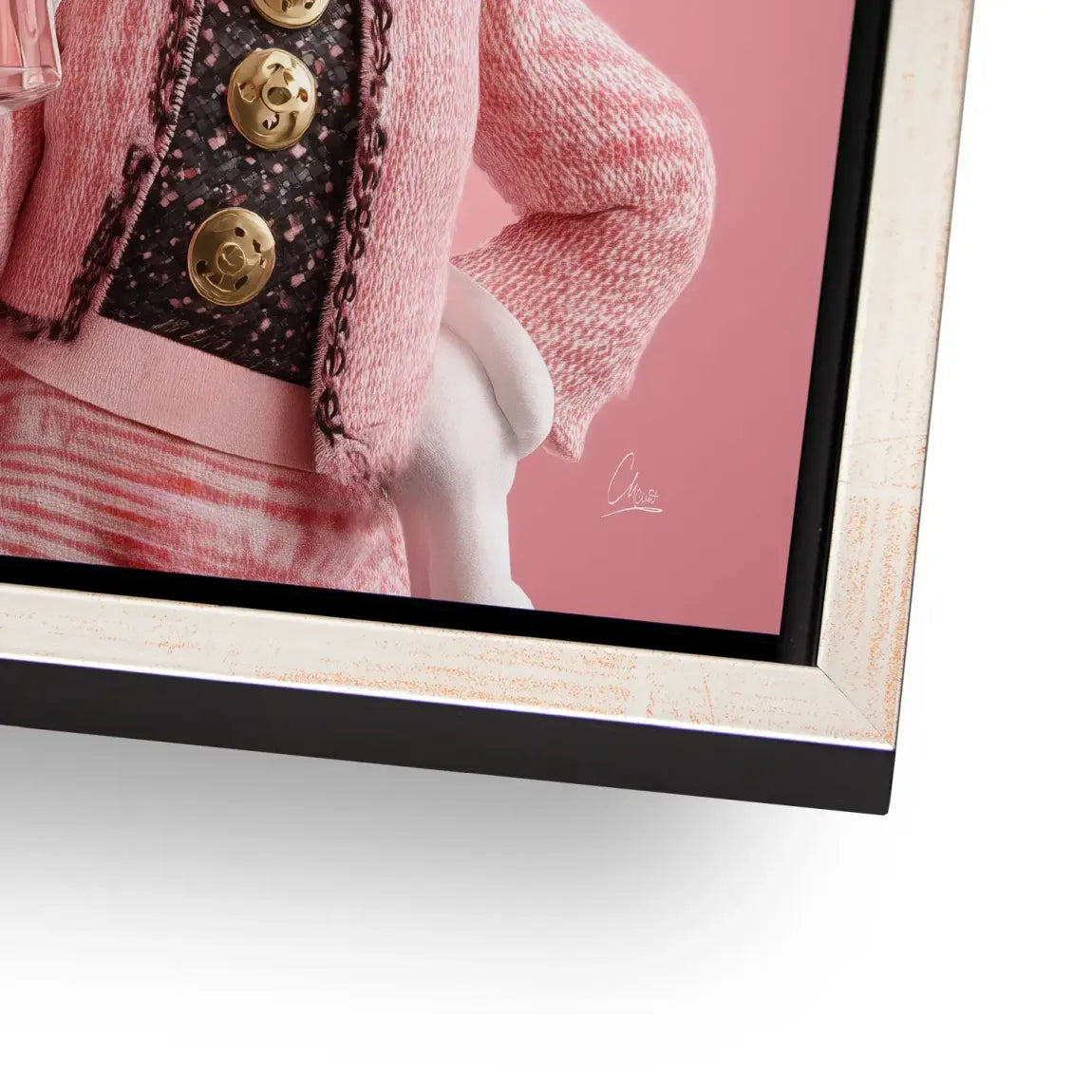 Paris Glam Minnie Maus Alu Dibond Bild