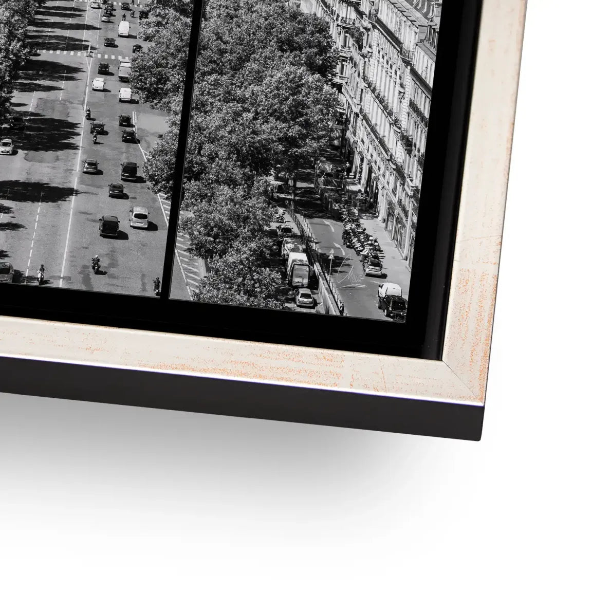 Skyline Avenue Paris Alu Dibond Bild