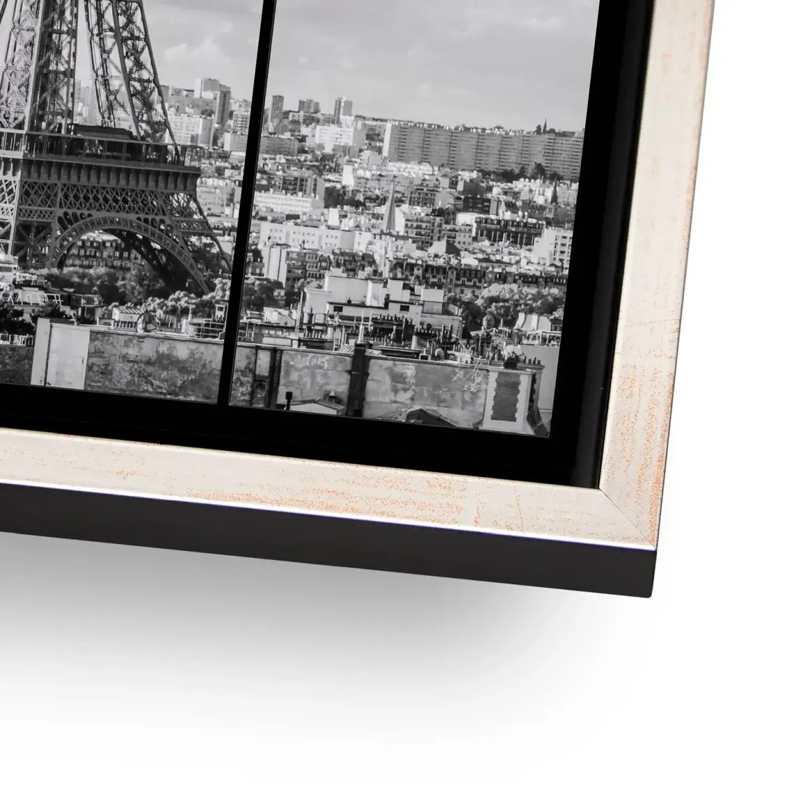 Paris Skyline View Alu Dibond Bild