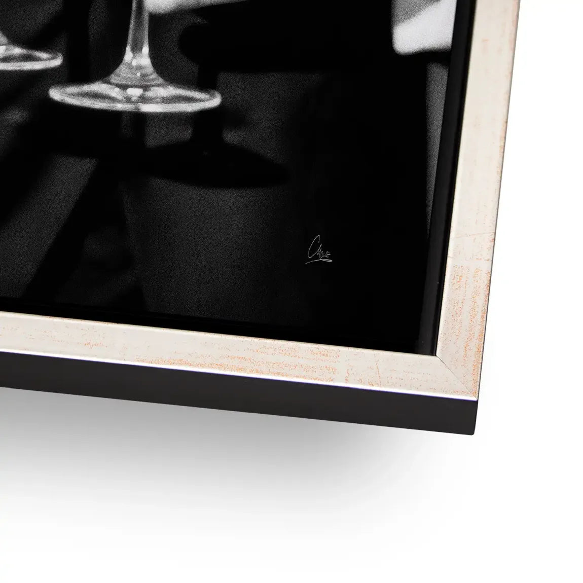 Gentleman Noire Alu Dibond Bild