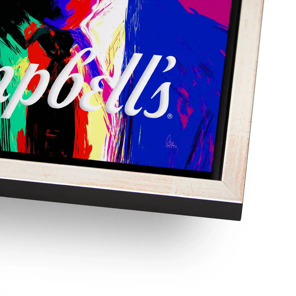 Campbell Popart Alu Dibond Wandbild