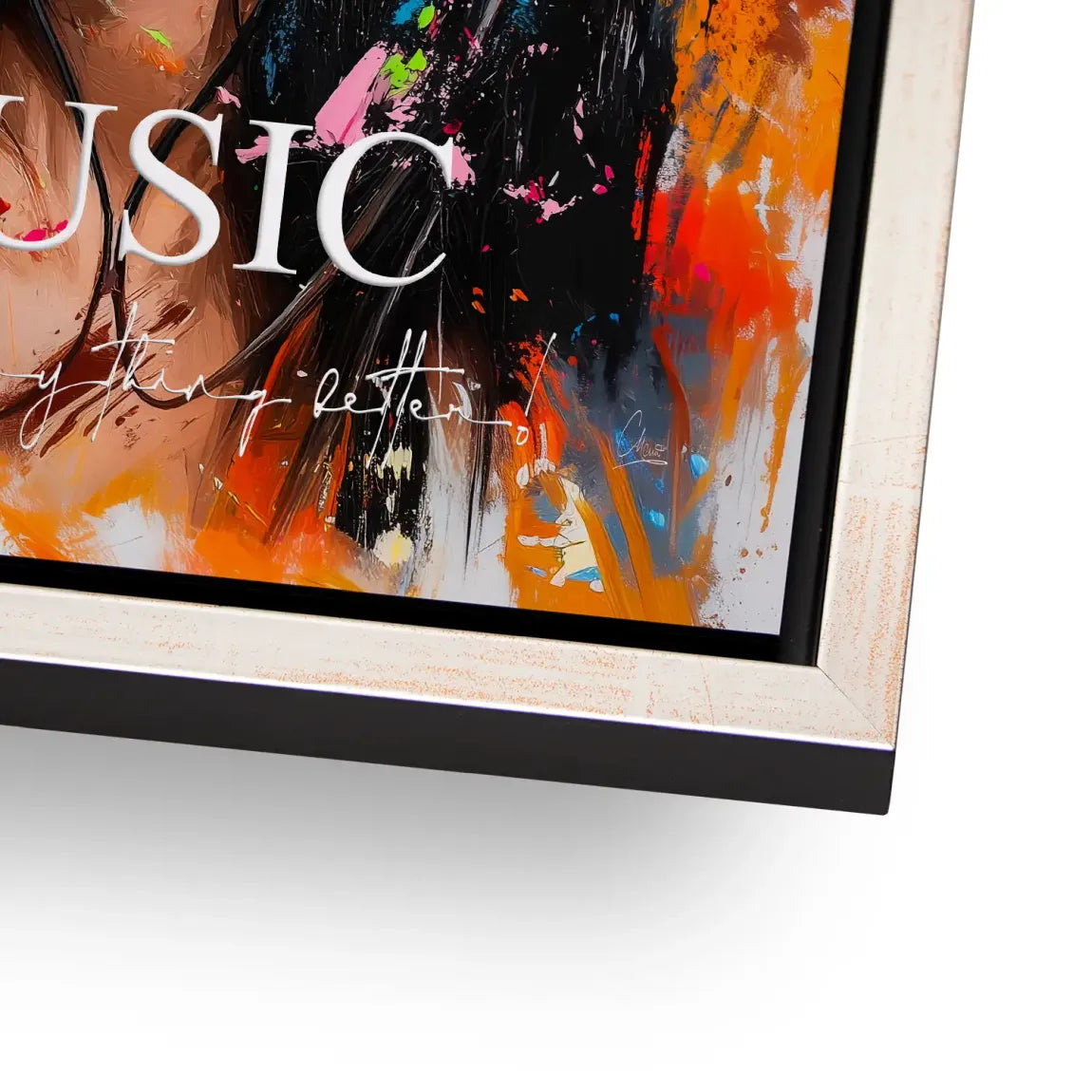 Music Soul Alu Dibond Bild