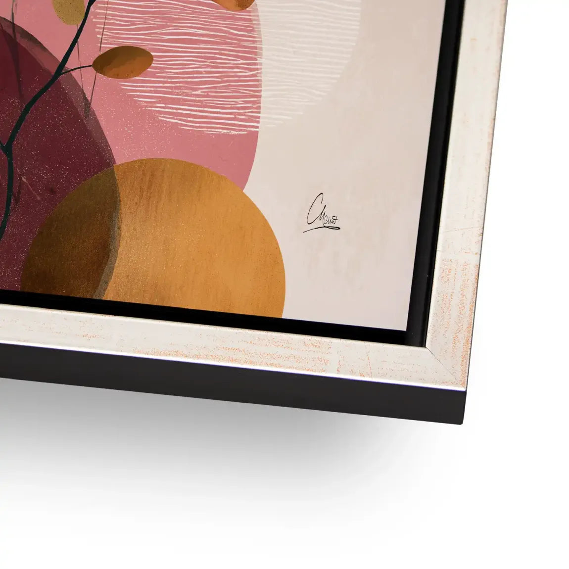 Golden Terra Harmony Alu Dibond Bild