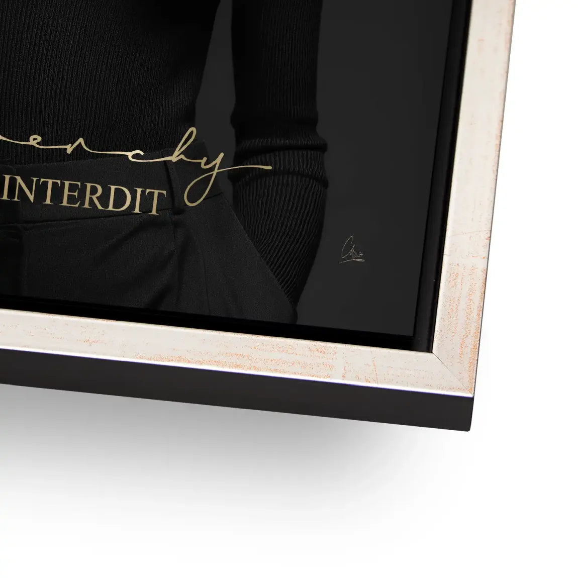 Audrey Givenchy Noir Alu Dibond Bild