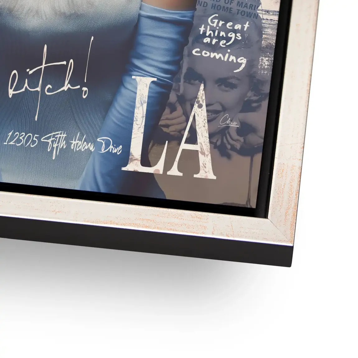 Marilyn Monroe Velvet Allure Alu Dibond Bild