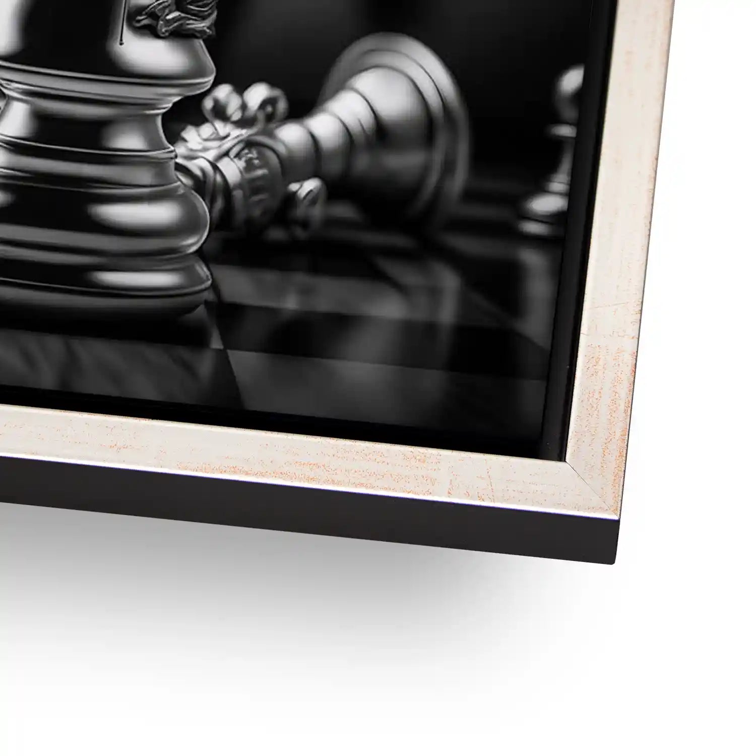 Motivation Schachfigur AluDibond Bild INGALERIE