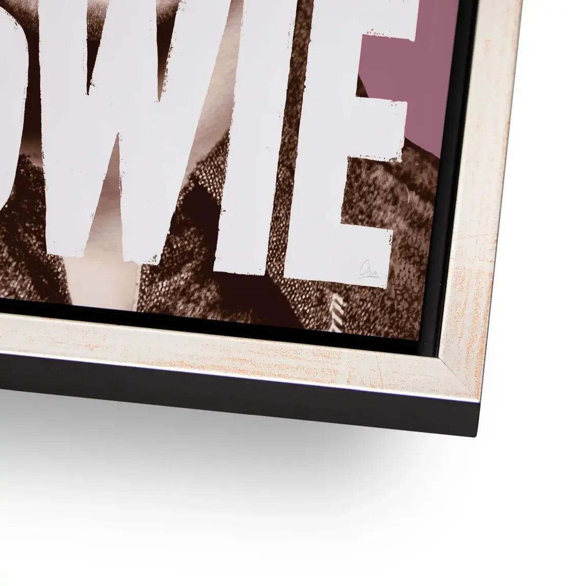 Starman Portrait Bowie Alu Dibond Bild