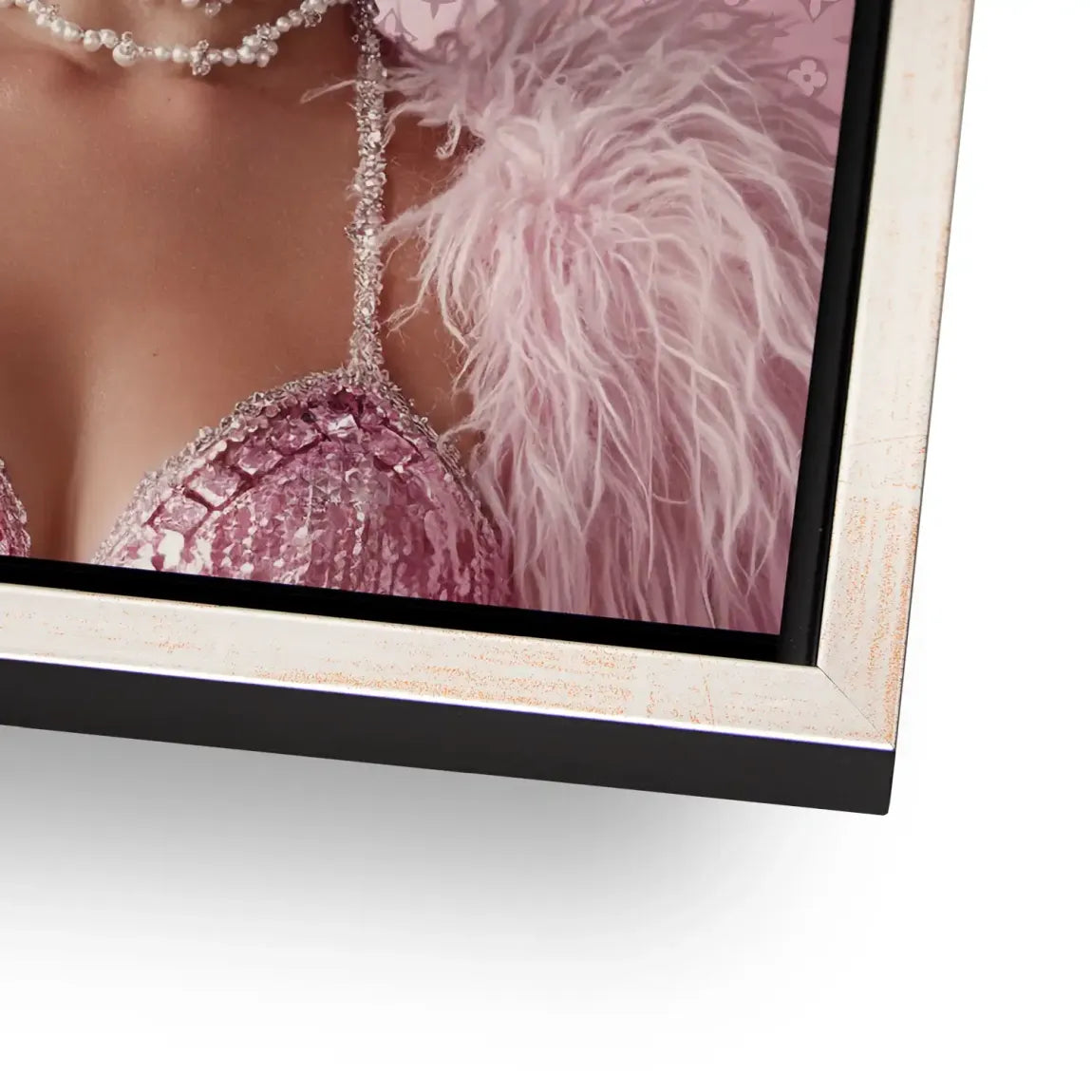 Glamour Lady Alu Dibond Bild