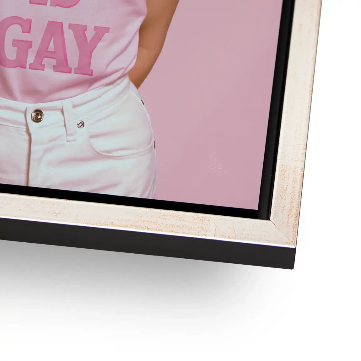 Audrey Hepburn Ken is Gay Alu Dibond Wandbild