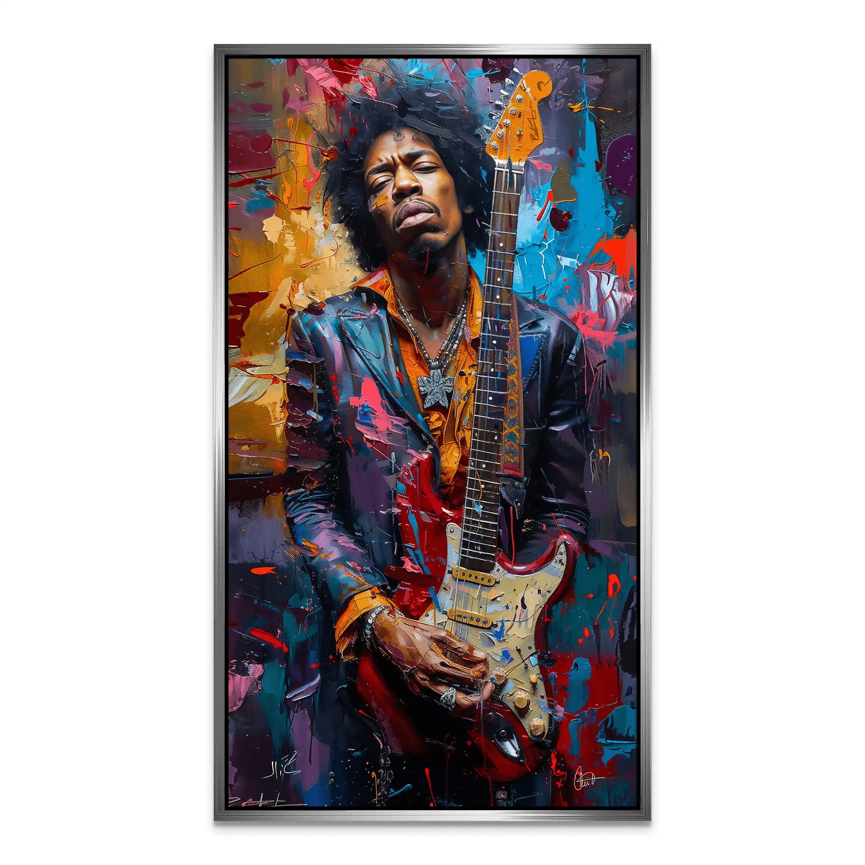 Jimi Abstrakt Color Aludibond Bild INGALERiE
