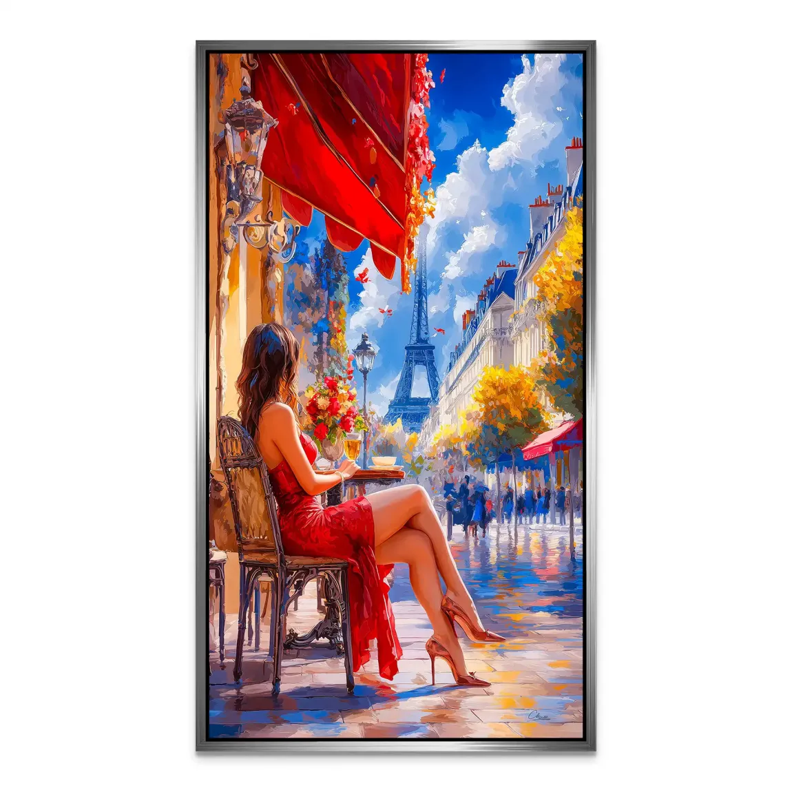 Café Rouge à Paris Aludibond Bild INGALERiE