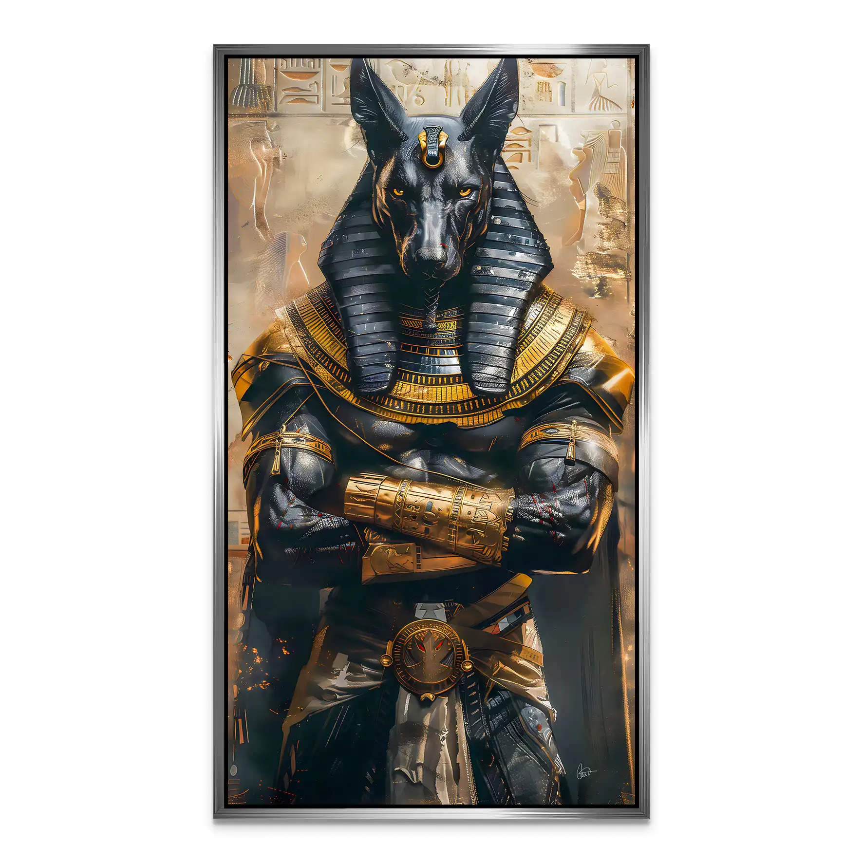 Anubis Nr.2 Aludibond Bild INGALERiE