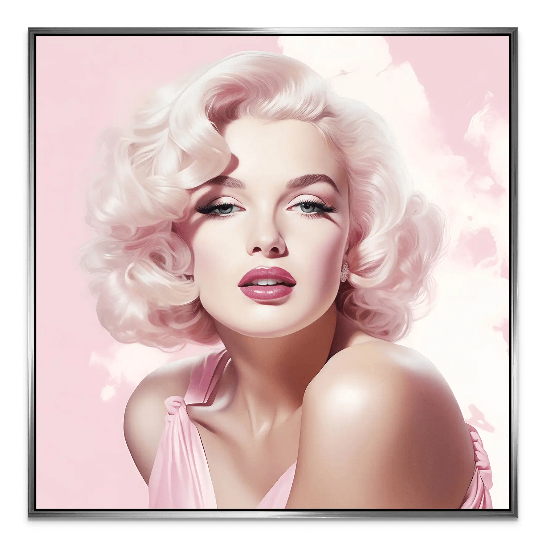 Pink Marilyn AluDibond Bild INGALERIE