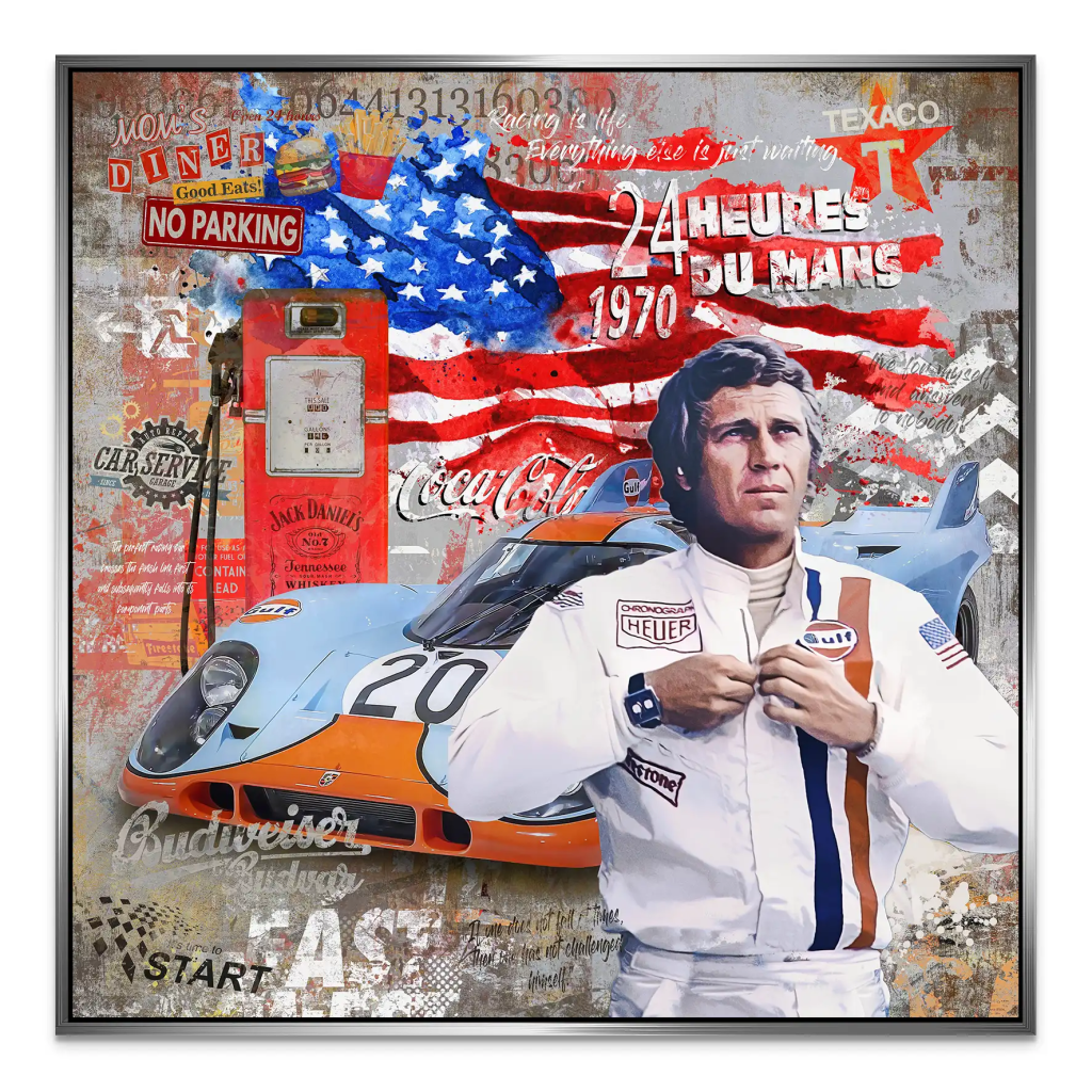 Steve USA 917 Porsche AluDibond Bild INGALERIE
