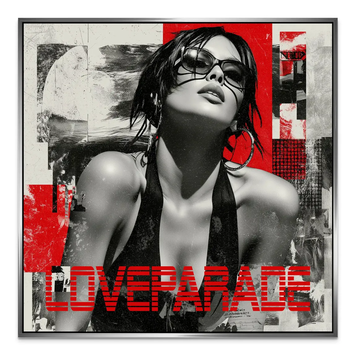 Loveparade Beauty Alu Dibond Bild