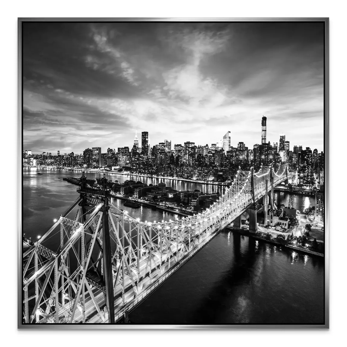 New York Noir Alu Dibond Wandbild