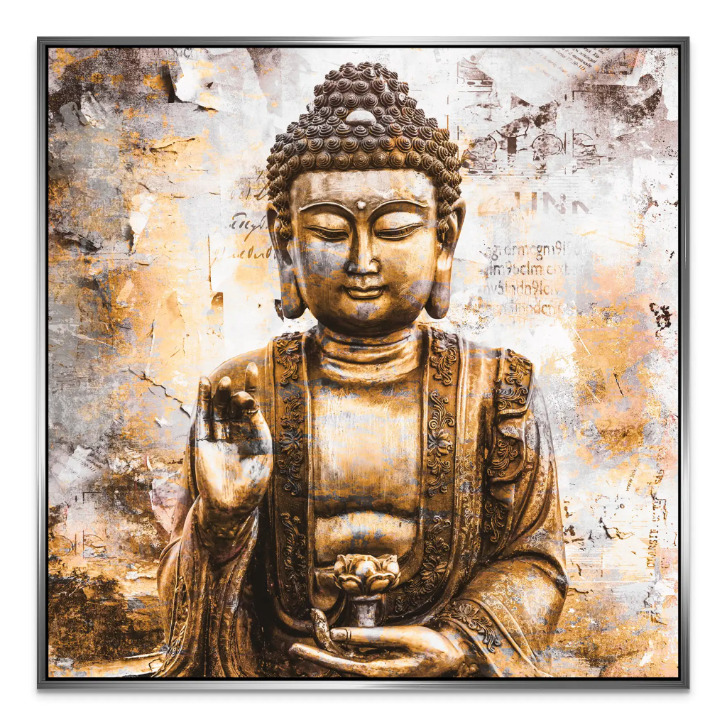 Buddha Abstrakt AluDibond Bild INGALERIE