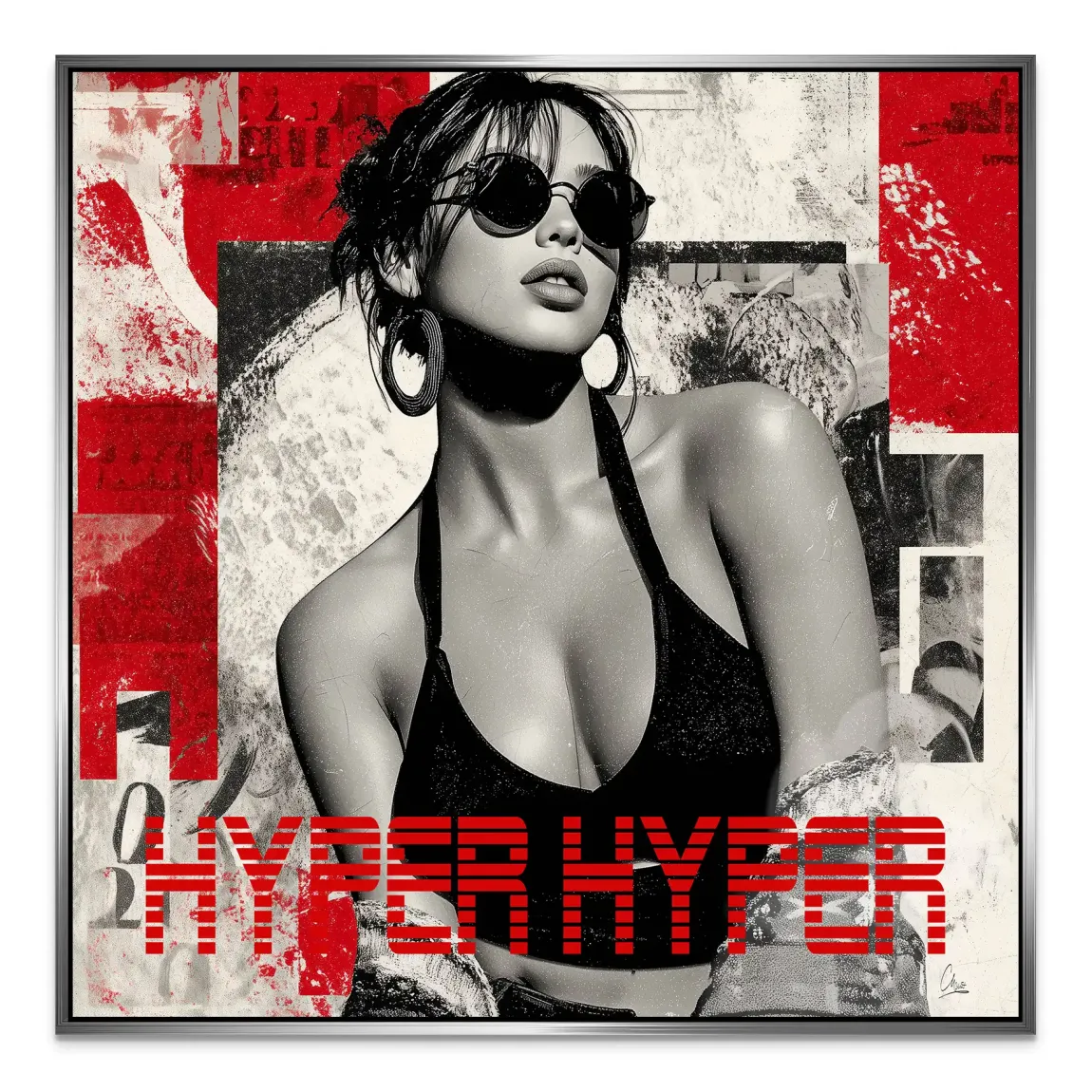 Hyper Hyper Alu Dibond Bild