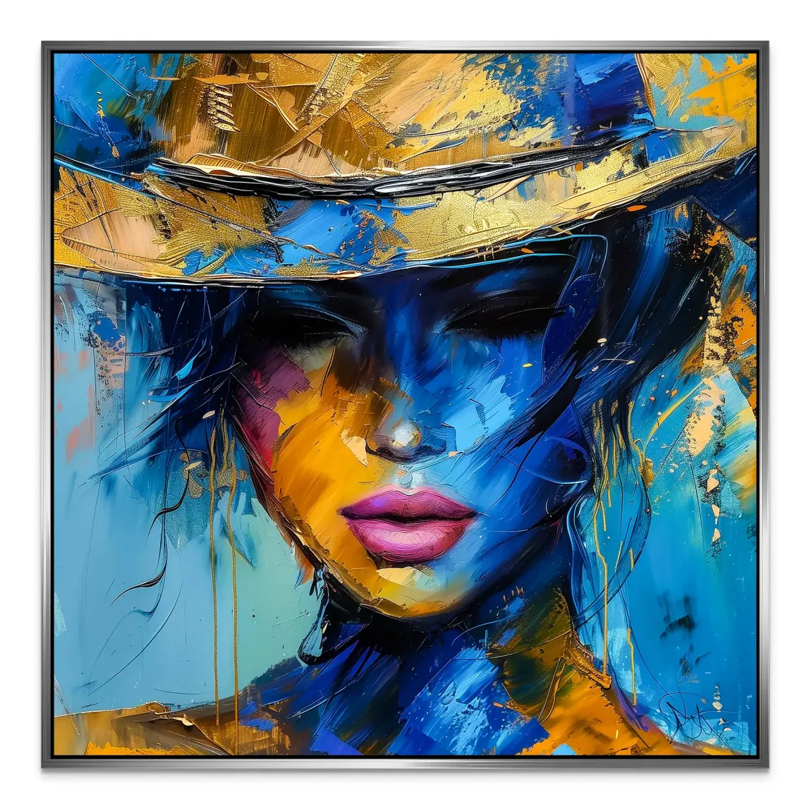 Golden Shade Alu Dibond Bild