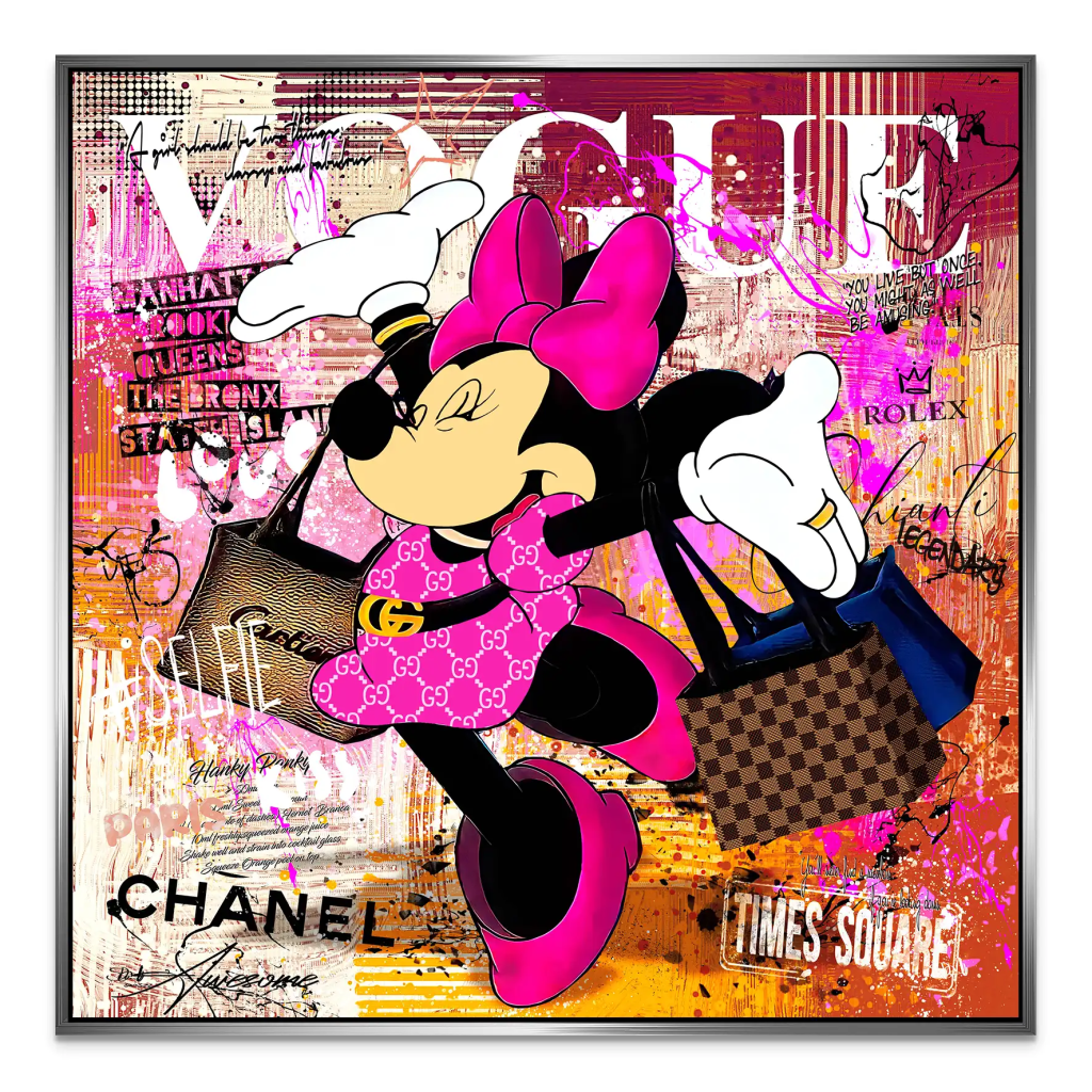 Minnie Vogue Modern AluDibond Bild INGALERIE