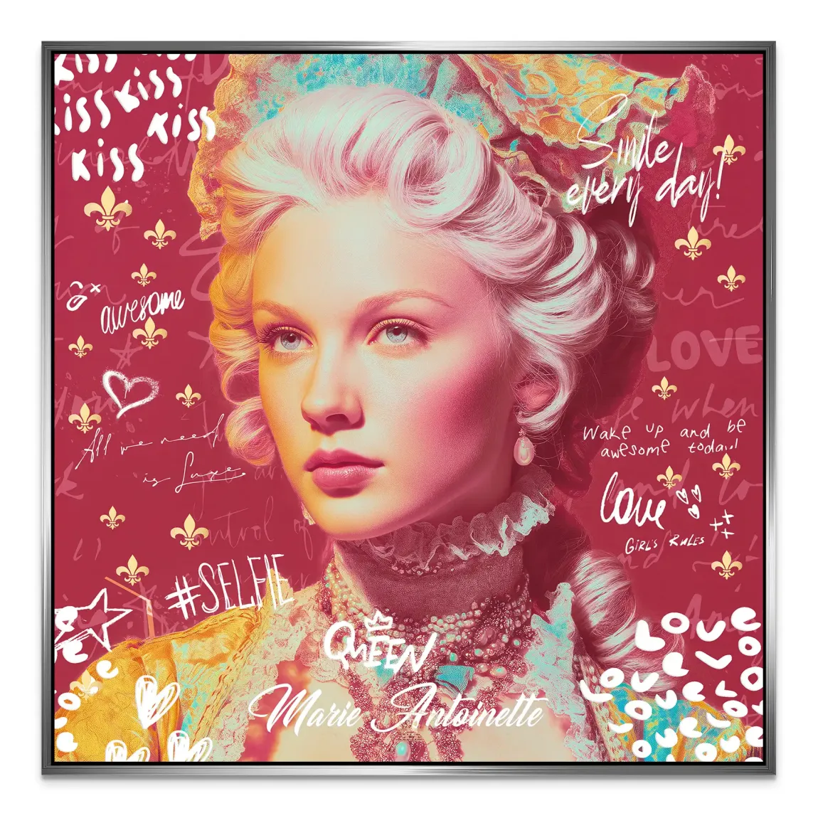 Marie Royal Pop Alu Dibond Bild