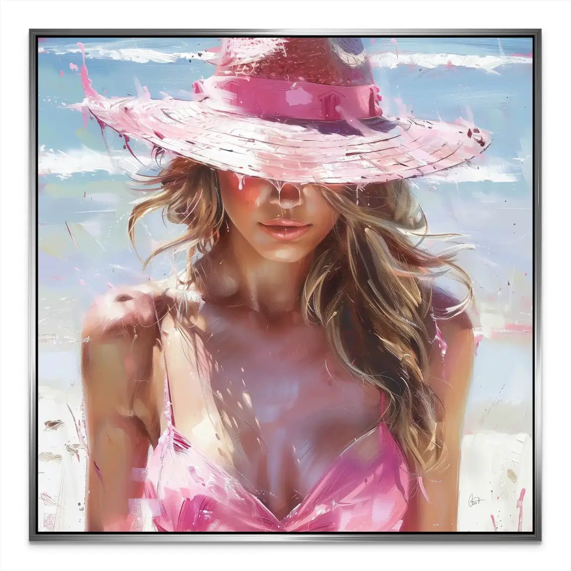 Summer Beach Beauty Alu Dibond Bild INGALERIE